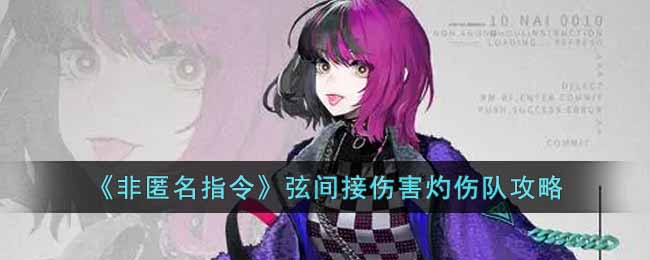 非匿名指令弦间接伤害灼伤队怎么搭配